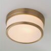 FM18100M.2.FM18100MAB Metallic Banded Drum Ceiling Light – 2 Light – view 3