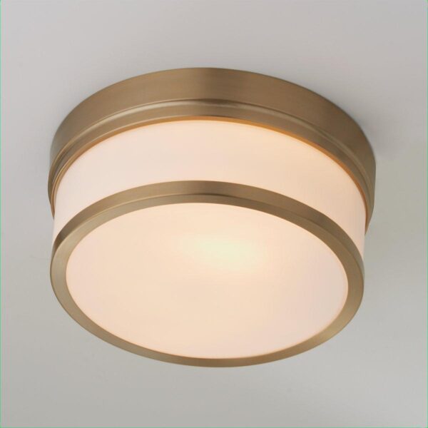 FM18100M.2.FM18100MAB Metallic Banded Drum Ceiling Light – 2 Light – view 3