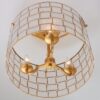 FM18103.2.FM18103GL Captiva Shaken Shell Semi-Flush Ceiling Light – view 3