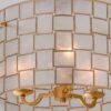 FM18103.3.FM18103GL Captiva Shaken Shell Semi-Flush Ceiling Light – view 4