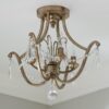 FM18128.1.FM18128AG Romantic Riley Semi-Flush Ceiling Light – view 2
