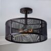 FM18146.1.FM18146BZ Steam-Punk Semi-Flush Mount Ceiling Light – view 2