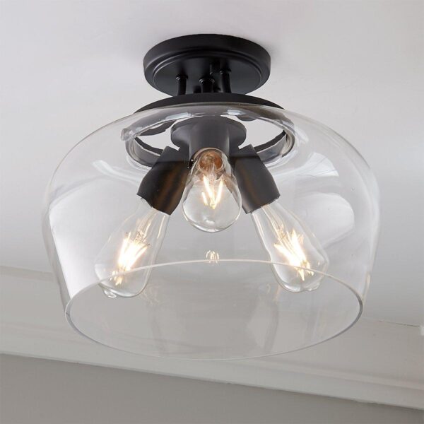 FM19143.0.FM19143BK Ashley Semi-Flush Ceiling Light