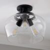 FM19143.1.FM19143BK Ashley Semi-Flush Ceiling Light – view 2