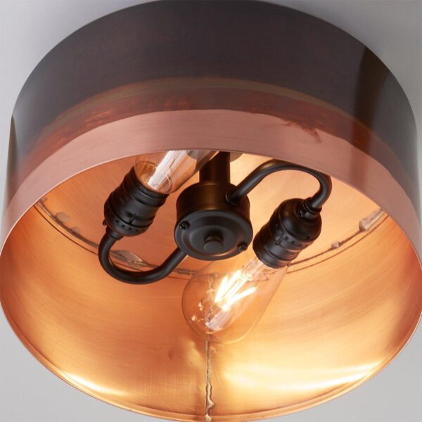Colonial Metalcrafts Copper Ombre Ceiling Light – view 3