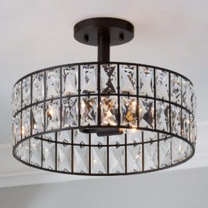 Glinting Glam Semi-Flush Ceiling Light