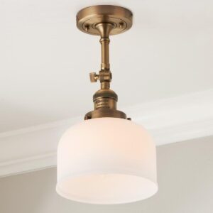 Kelsey Convertible Ceiling Light – Dome Frosted