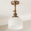 FM20057.1.FM20057AB Kelsey Convertible Ceiling Light – Dome Frosted – view 2