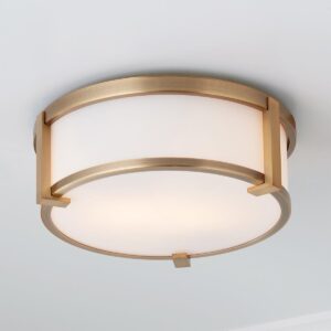 FM20122.0.FM20122AB Lenora Opal Glass Ceiling Light – Small