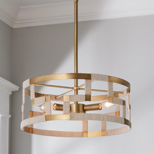 FM21023.0.FM21023PB Threaded Grid Convertible Ceiling Light