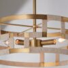 FM21023.2.FM21023PB Threaded Grid Convertible Ceiling Light – view 3