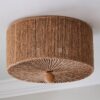 FM21120.1.FM21120NA Refined Jute Drum Ceiling Light – view 2