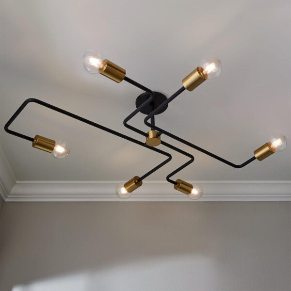 FM22023.2.FM22023AB Replicas Semi-Flush Ceiling Light – Small – view 3