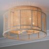 FM22068.0.FM22068WH Jute Veil Ceiling Light