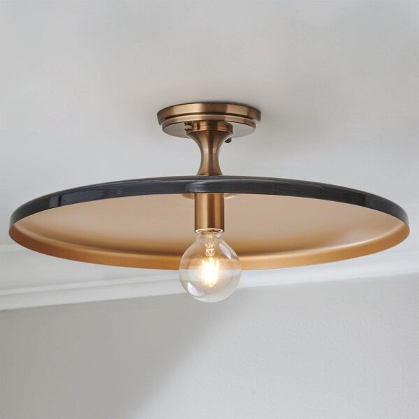 Chris Loves Julia Victor Semi-Flush Ceiling Light
