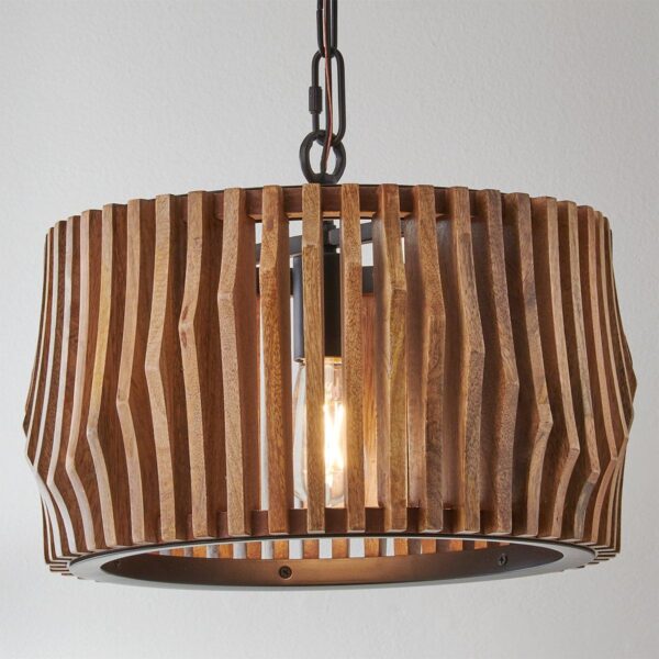 FM23039.3.FM23039NA Maela Drum Convertible Semi-Flush Ceiling Light – view 4