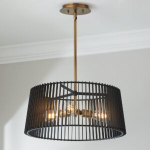 Concertina Convertible Semi-Flush Ceiling Light