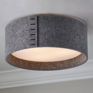 Slim Shade LED Ceiling Light – Acoustic Felt – Small