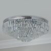 FM24060.1.FM24060CH Faceted Glass Layered Ceiling Light – view 2