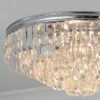 FM24060.2.FM24060CH Faceted Glass Layered Ceiling Light – view 3