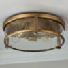 Lenora Clear Glass Ceiling Light – view 2