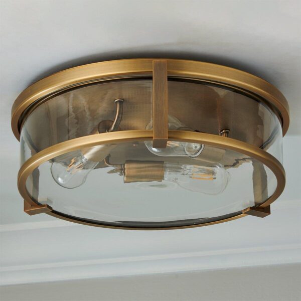 Lenora Clear Glass Ceiling Light – view 2