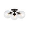 FM24115.0.FM24115BK Algonac Spheres Ceiling Light – Clear
