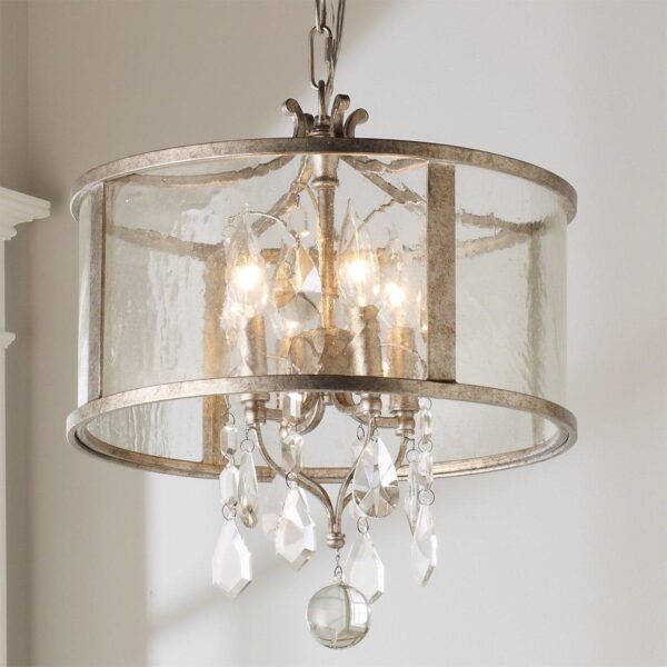 LA13045.0.LA13045SL Vintage Modern Crystal Chandelier