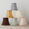 LS0335C.1.LS0335CBLUSH 5″ Dupioni Silk Bell Chandelier Shade – view 2