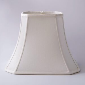 16″ Silk Rectangle Cut Corner Table Lamp Shade