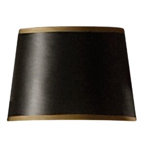 LS09078A.0.LS09078ABG 5.5″ Black and Gold Drum Chandelier Shade