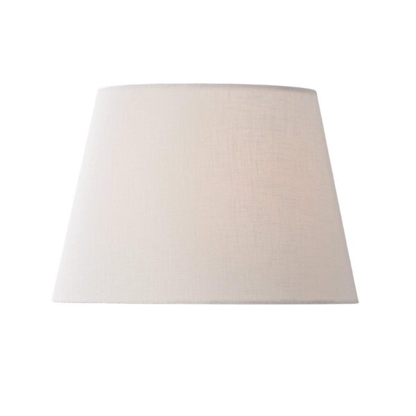 LS09100.0.LS09100WH 14″ Rolled Edge Linen Drum Shade