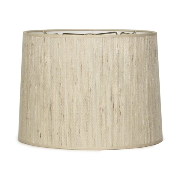 LS10027.0.LS10027LG 14″ Grasscloth Drum Shade