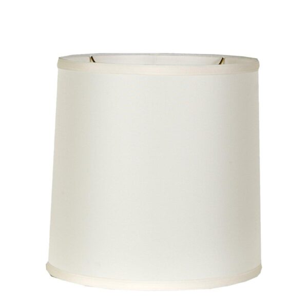 14″ Pongee Fabric Cylinder Lamp Shade