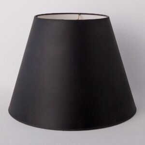 16″ Black Paper Empire Lamp Shade