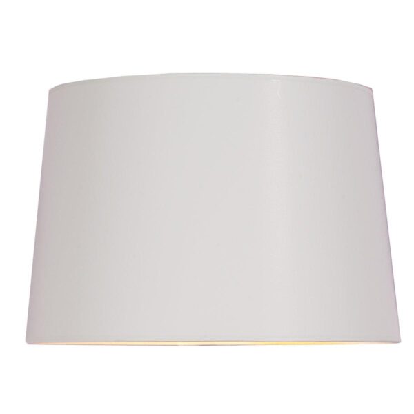 LS10101.0.LS10101WH 15″ Paper Drum Shade with Foil Lining