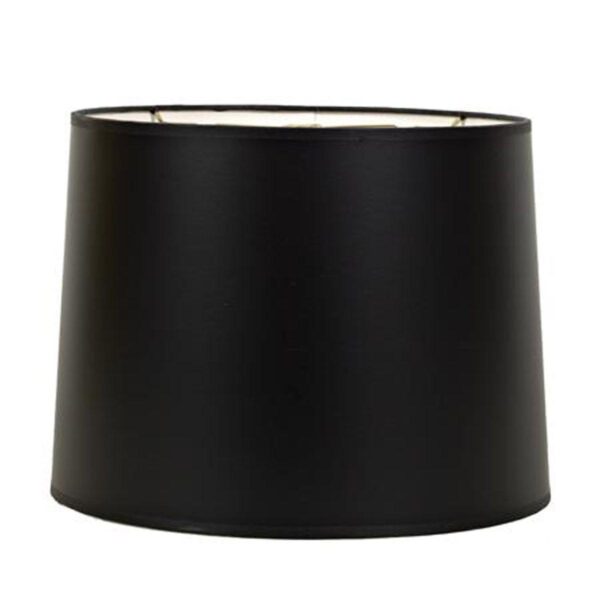 LS10113.0.LS10113BK 18″ Black Paper New Drum Lamp Shade