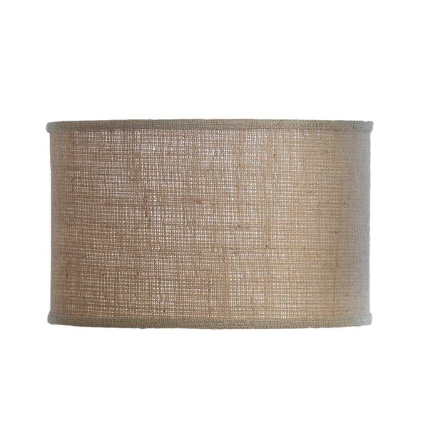LS11003.0.LS11003NA 14″ Burlap Drum Shade
