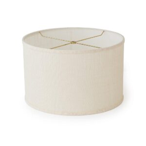 16″ Burlap Drum Shade