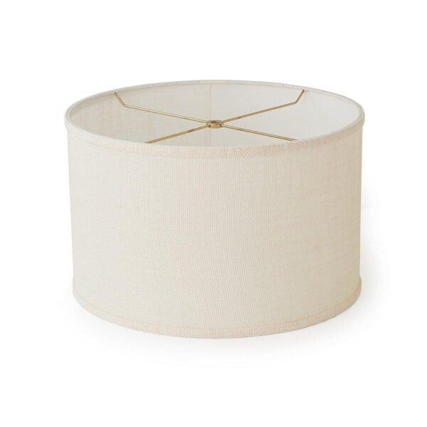 LS11004.0.LS11004CM 16″ Burlap Drum Shade