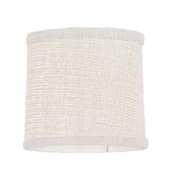 LS11041.0.LS11041CB 8″ Euro Fitter Drum Shade Burlap or Linen