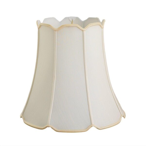 LS12008.0.LS12008CM 16″ Scallop Long Bell Lamp Shade