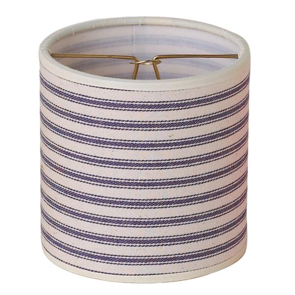 LS12118A.0.LS12118ANV 4″ Horizontal Ticking Stripe Chandelier Shade
