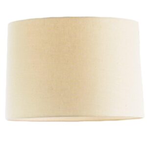 16″ Beige Linen Drum Shade