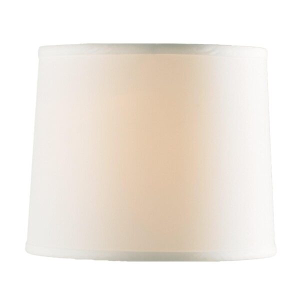 LS13072.0.LS13072WH 10″ Simple Drum Shade