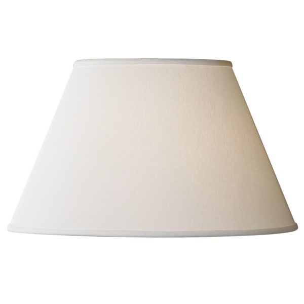 LS13102.0.LS13102WH 17″ Flared Cotton Shade