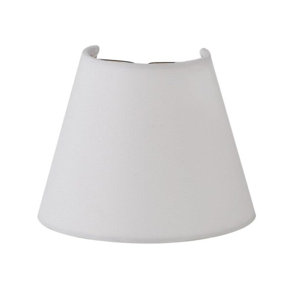 5.5″ Rolled Edge Modern Shield Chandelier Shade