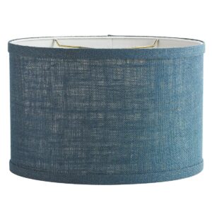 14″ Oval Burlap Shade