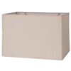 LS14043.0.LS14043CM 16″ Modern Rectangular Linen Shade