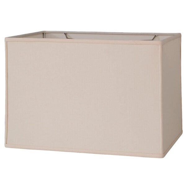 LS14043.0.LS14043CM 16″ Modern Rectangular Linen Shade